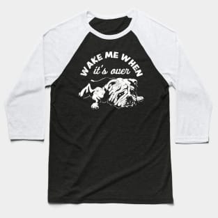 English Bulldog Baseball T-Shirt